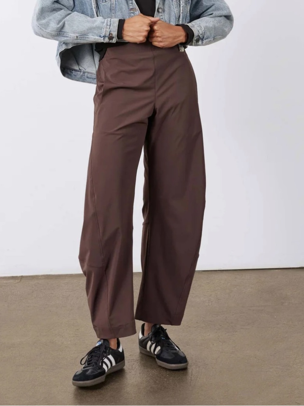 NWT RUTI Coffee “On The Loose Work Pants” - Picture 6 of 8